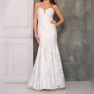 Dave & Johnny Beautiful Mermaid Bridal Wedding Gown NWT